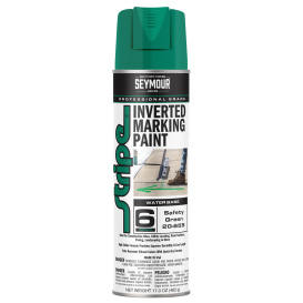 Seymour 20-655 Stripe 6-Series Water Based Inverted Marking Paint - Safety Green - 20 oz Can (Net Weight 17 oz)