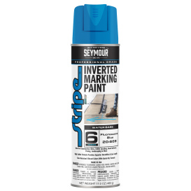 Seymour 20-669 Stripe 6-Series Water Based Inverted Marking Paint - Fluorescent Blue - 20 oz Can (Net Weight 17 oz)
