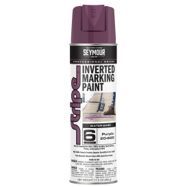 Seymour 20-680 Stripe 6-Series Water Based Inverted Marking Paint - Purple - 20 oz Can (Net Weight 17 oz)