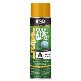Seymour 20-696 Stripe Athletic Golf/Turf Marking Paint - Yellow - 20 oz Can (Net Weight 17 oz)