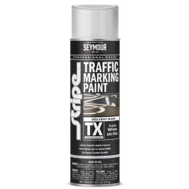 Seymour 20-782 Solvent Based Traffic Marking Paint - White - 20 oz Can (Net Weight 18 oz)