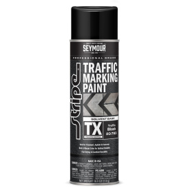 Seymour 20-783 Solvent Based Traffic Marking Paint - Black  - 20 oz Can (Net Weight 18 oz)