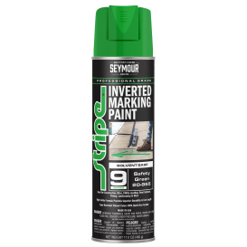 Seymour 20-955 Stripe 9-Series Inverted Ground Marking Paint - Safety Green - 20 oz Can (Net Weight 17 oz)