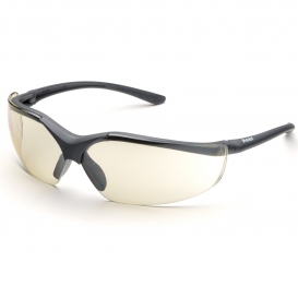 Elvex SG-12I/O Acer Safety Glasses - Graphite Frame - Indoor/Outdoor Mirror Lens