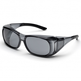 Elvex SG-37G OVR-Spec II Safety Glasses - Medium OTG Frame - Grey Lens