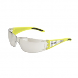 Elvex SG-53-I/O Reflect-Specs Safety Glasses - Yellow Reflective Temples - Indoor/Outdoor Mirror Lens