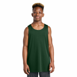 Sport-Tek YST551 Youth PosiCharge Competitor Rev Tank - Forest Green/White