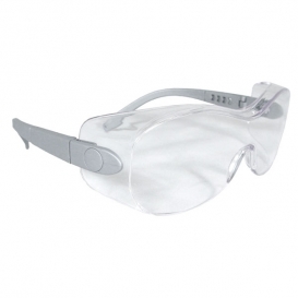 Radians Sheath OTG Safety Glasses - Clear Frame - Clear Anti-Fog Lens