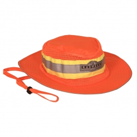 Radians SHO Hi-Viz Safari Hat with Logo - Orange