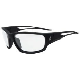 Edge SK111VS Kazbek Safety Glasses - Black Frame - Clear Vapor Shield Anti-Fog Lens