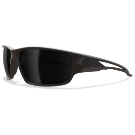 Edge SK116VS Kazbek Safety Glasses - Black Frame - Smoke Vapor Shield Anti-Fog Lens