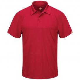 Red Kap SK92 Men\'s Performance Knit Flex Series Active Polo - Red