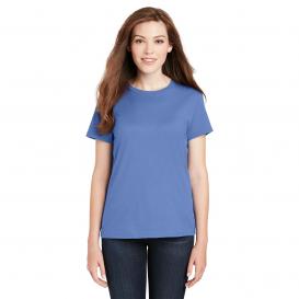 Hanes SL04 Ladies Nano-T Cotton T-Shirt - Carolina Blue