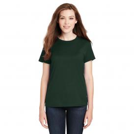 Hanes SL04 Ladies Nano-T Cotton T-Shirt - Deep Forest