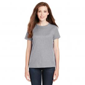 Hanes SL04 Ladies Nano-T Cotton T-Shirt - Light Steel