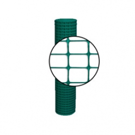 Resinet Lightweight Square Mesh Barrier Fence - 4 ft x 100 ft - Green