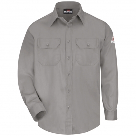 Bulwark FR SLU8 Men\'s Uniform Shirt - EXCEL FR ComforTouch - 6 oz. - Grey