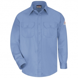 Bulwark FR SLU8 Men\'s Uniform Shirt - EXCEL FR ComforTouch - 6 oz. - Light Blue