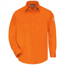 Bulwark FR SLU8 Men\'s Uniform Shirt - EXCEL FR ComforTouch - 6 oz. - Orange