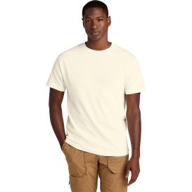 American Apparel 1301GD Unisex Heavyweight Cotton Garment-Dyed Tee - Faded Cream
