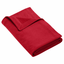 Port Authority 18900 Heavy Blend Fleece Stadium Blanket - Red