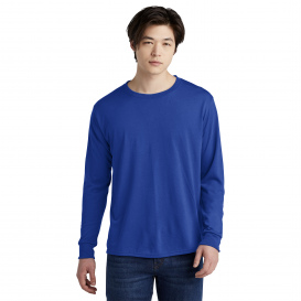 Jerzees 21LS Dri-Power 100% Polyester Long Sleeve T-Shirt - Royal