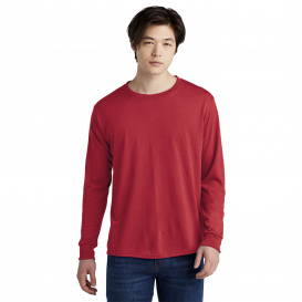 Jerzees 21LS Dri-Power 100% Polyester Long Sleeve T-Shirt - True Red