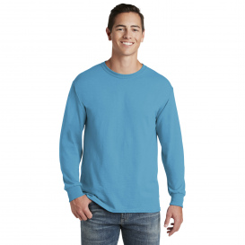 Jerzees 29LS Dri-Power 50/50 Cotton/Poly Long Sleeve T-Shirt - California Blue