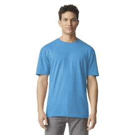 Gildan 3000 Light Cotton Tee - Heather Sapphire