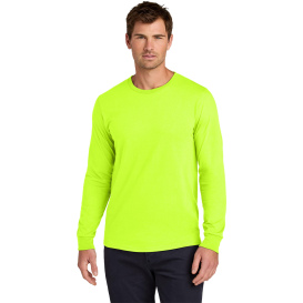 Jerzees 363L Classics Unisex Cotton Long Sleeve T-Shirt - Safety Green