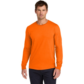 Jerzees 363L Classics Unisex Cotton Long Sleeve T-Shirt - Safety Orange