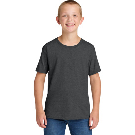 Jerzees 363Y Classics Youth Cotton T-Shirt - Black Heather