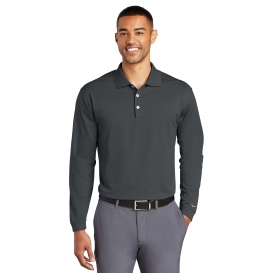 Nike 466364 Long Sleeve Dri-FIT Stretch Tech Polo - Anthracite