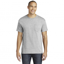 Gildan 5300 Heavy Cotton/Poly Pocket T-Shirt - Sport Grey