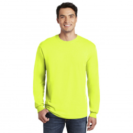 Gildan 5400 Heavy Cotton Long Sleeve T-Shirt - Safety Green