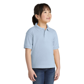 Gildan 8800B Youth DryBlend Jersey Knit Sport Shirt - Light Blue