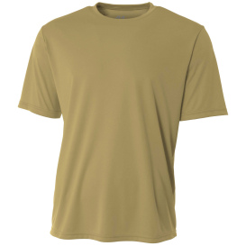A4 A4N3142 Cooling Performance Short Sleeve Tee - Gold