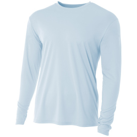 A4 A4N3165 Cooling Performance Long Sleeve Tee - Pastel Blue