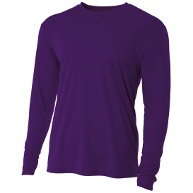 A4 A4N3165 Cooling Performance Long Sleeve Tee - Purple