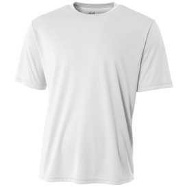 A4 A4NB3142 Youth Cooling Performance Short Sleeve Tee - White