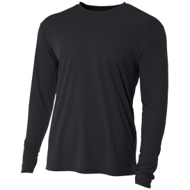 A4 A4NB3165 Youth Cooling Performance Long Sleeve Tee - Black