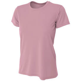 A4 A4NW3201 Women\'s Cooling Performance Short Sleeve Tee - Pink