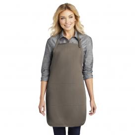 Port Authority A703 Easy Care Full-Length Apron with Stain Release - Khaki