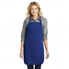 Port Authority A703 Easy Care Full-Length Apron with Stain Release - Royal