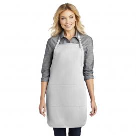 Port Authority A703 Easy Care Full-Length Apron with Stain Release - White