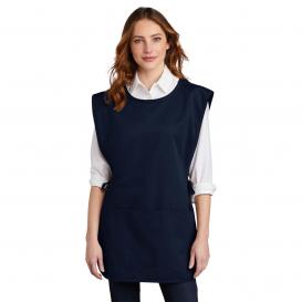 Port Authority A705 Easy Care Cobbler Apron with Stain Release - Navy