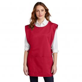 Port Authority A705 Easy Care Cobbler Apron with Stain Release - Red