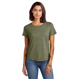 Allmade AL2015 Women\'s Relaxed Tri-Blend Scoop Neck Tee - Olive You Green