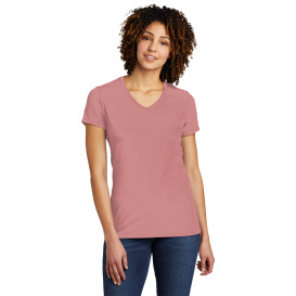 Allmade AL2018 Women\'s Tri-Blend V-Neck Tee - Vintage Rose