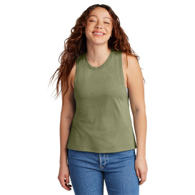 Allmade AL2020 Women\'s Tri-Blend Muscle Tank - Olive You Green